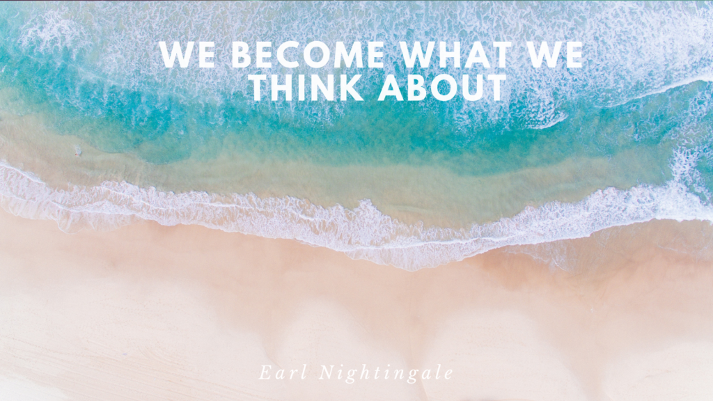 We Become What We Think About Wallpaper