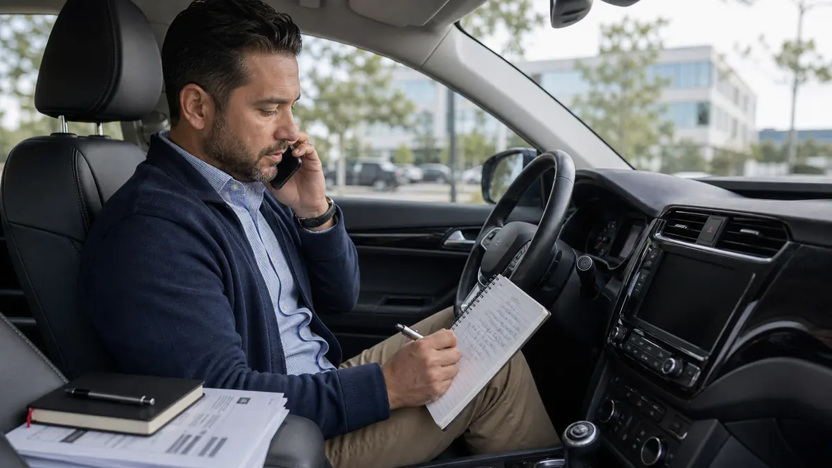 B2B salesperson creating new opportunities through active prospecting